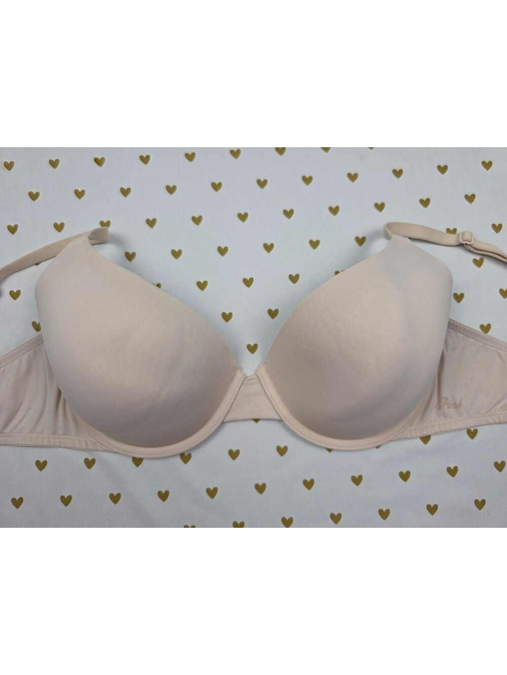 Victorias Secret Beige PINK Wear Everywhere T Shirt Bra 36D